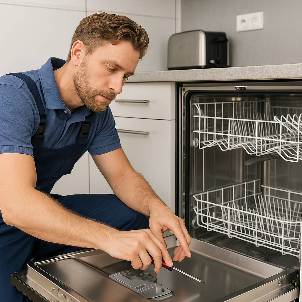 Dishwasher repair in Worthing kitchen