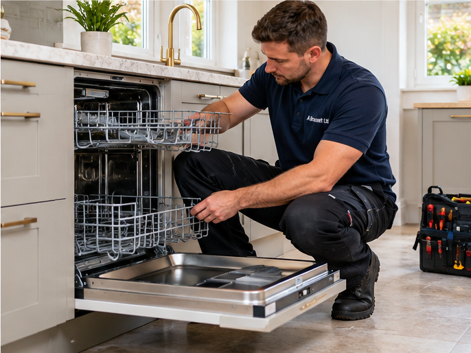 A Brassett Ltd dishwasher repair engineer serving Chislehurst