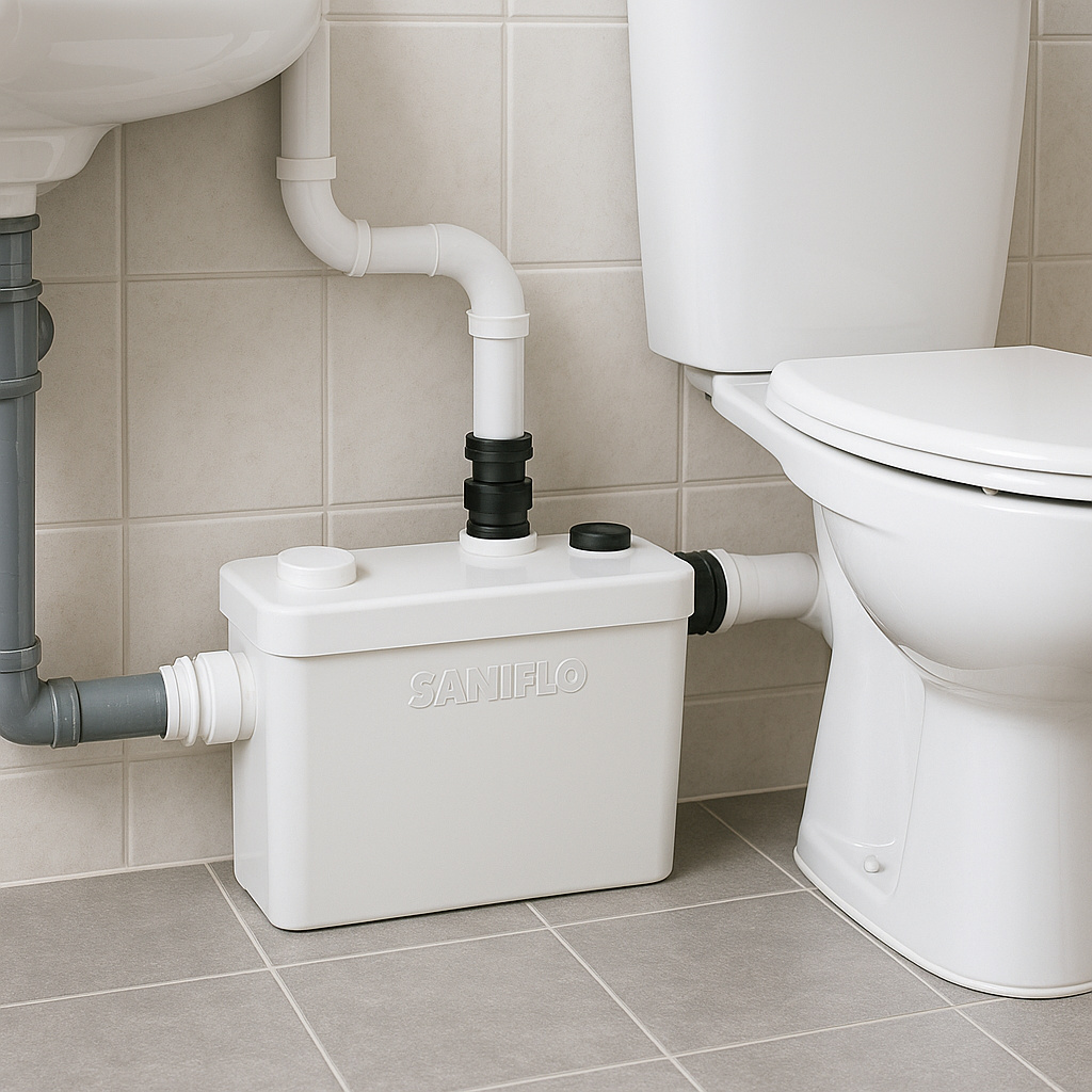 Saniflo macerator installation and service